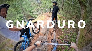 RACING DOWN GNARLY TRAILS - GNAR DURO