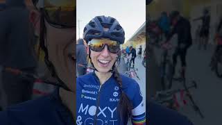 Sonya Looney at the start of her first Pisgah...