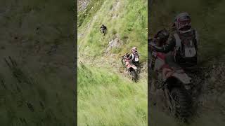 Too steep to ride the trail 