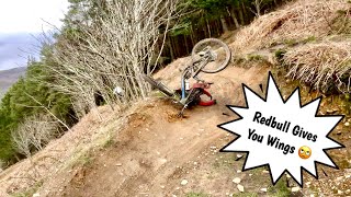 RIDING MTB AT A WINDY PONTYPOOL (Tirpentwys...