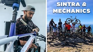 Riding Sintra MTB trails and servicing my...