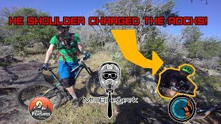 He shoulder charged the Rocks!
