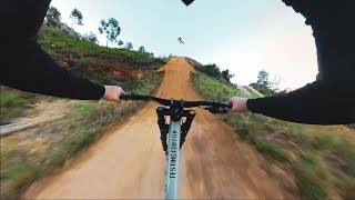 I JUST ARRIVED AT THE BIGGEST MTB JUMPS IN THE...