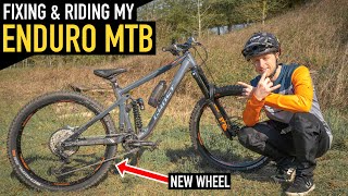 FIXING AND RIDING MY ENDURO MTB!!