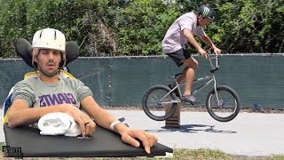 Paralyzed BMX Rider Relearning How to 'BUNNY...