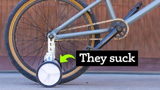 Why training wheels don't actually 'train' anyone