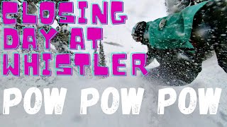 Meg Powder on  Whistler's 2023 Closing Day