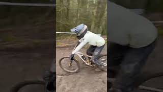 Muddy Dh mtb race at Rheola✊ #dh #mtb #rheola