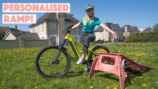 RIDING MY VERY OWN MTB RAMP!