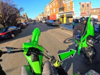 2022 KX 112 WHEELIES & MIXING GAS AT GAS...