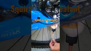 Tubeless sealant without the mess #shorts...