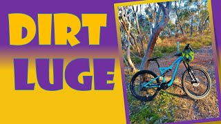 Mountain biking on Dirt Luge
