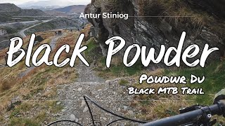 Black Powder - Antur Stiniog Black MTB Trail -...