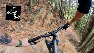 RIDING  SUPER TECHNICAL MTB TRAILS!! - SKYLINE...