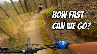 How fast can we go riding Addison Oaks trail...