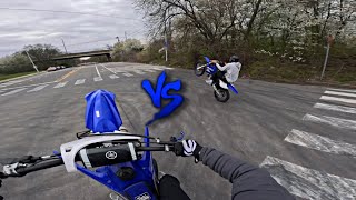 YZ250 VS YZ125! *2STROKE WHEELIE BATTLE*