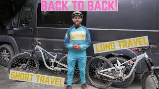 Short vs long travel // Kona Process 134 vs...