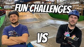 Fun Challenges at Ray's Indoor Mountain Bike Park 