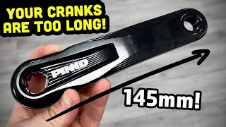 These Are The shortest E-Bike Cranks Available...