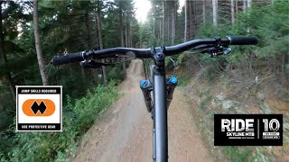 RIDING INSANE MTB JUMP TRAILS!! - SKYLINE MTB...