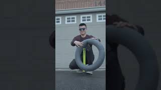 Blowing Up a Tire   #shorts #bike #mountainbike