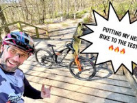 FIRST RIDE ON MY NEW BIKE at Tidworth Freeride...