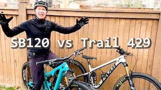 2023 Yeti SB120 VS Pivot Trail 429...