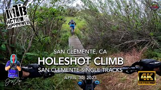 MTB Riding Holeshot Climb at San Clemente...