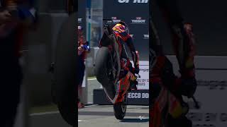 The world’s best motorcycle stoppie!  #motogp