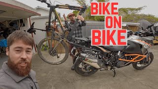 Alex’s genius bike-on-bike setup: the...