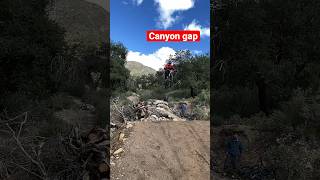 25ft Canyon gap #jumping #amazing #bike