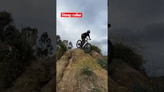 Playing on steep roller #bike #stuntvideo