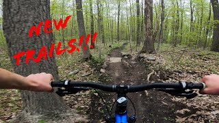 Going down new upper section of DH#3 and lower...
