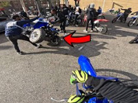 MIXING 2 STROKE AT GAS STATION GOES WRONG!!...