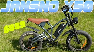 Budget Friendly EBIKE Jansno X50 Electric Bike...