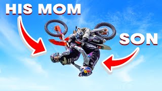 World First Mother & Son Tandem Dirtbike...