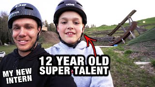 MY NEW INTERN IS THE FUTURE OF MTB! 12 YEAR...