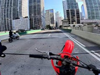 2023 CRF150RB WHEELIE THROUGH MIAMI!
