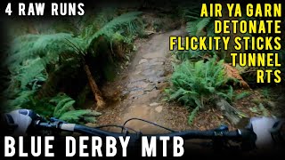 BLUE DERBY MTB | FULL RAW | 4 runs