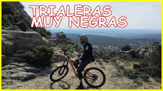 Bajamos por trialeras muy NEGRAS    LIVING...