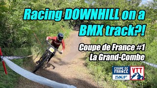 Downhill Racing on a BMX track ‍♀️ Coupe...