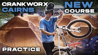 NEW CRANKWORX COURSE IS INSANE!! *First Practice*