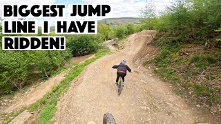 I FINALLY RODE THIS HUGE FREERIDE JUMP LINE AT...