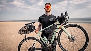 Alleine mit Schlafsack & Fahrrad durch...