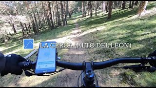 Bajada MTB por senda 'La Cerca' hacia Gudillos