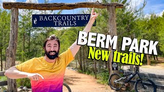 Berm Park has a new FLOW TRAIL, and it's...