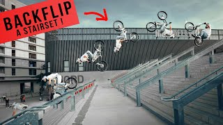 20 Stairs Backflip - by Fabio Wibmer