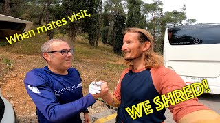 Ymittos trails with Mike! MTB in Greece!