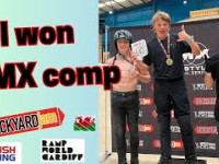 I won BMX comp at Rampworld✌️