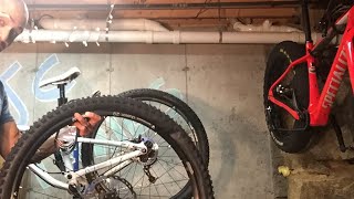 Working on the wife’s bike